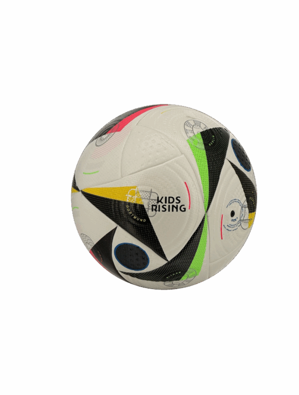 Kids Rising Euro 2024 Replica Match Soccer Ball - Size 5 - Image 4